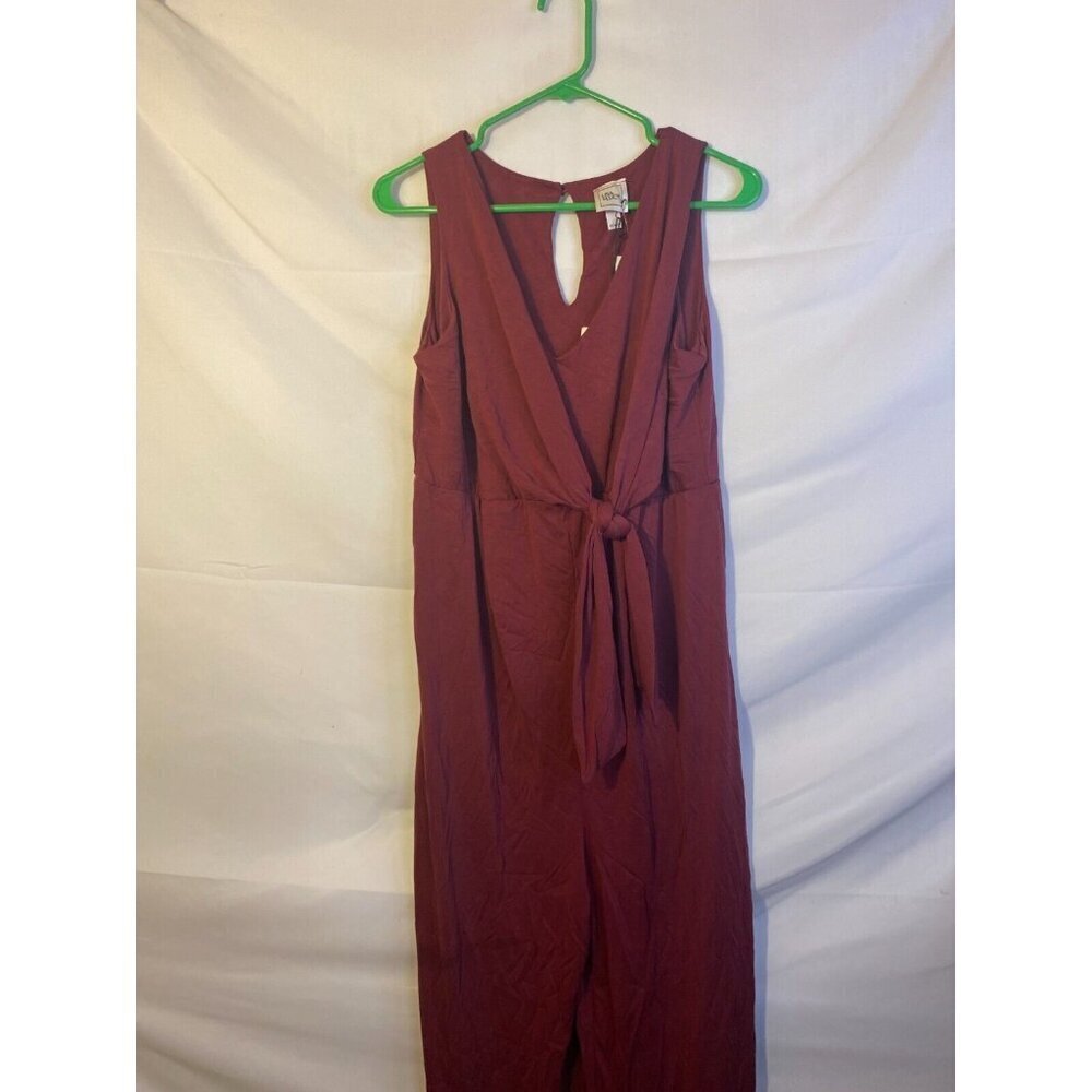 NWT Lisa & Lucy Luxe boho Jumpsuit Purple Summer Indie Sleeveless Women’s Medium
